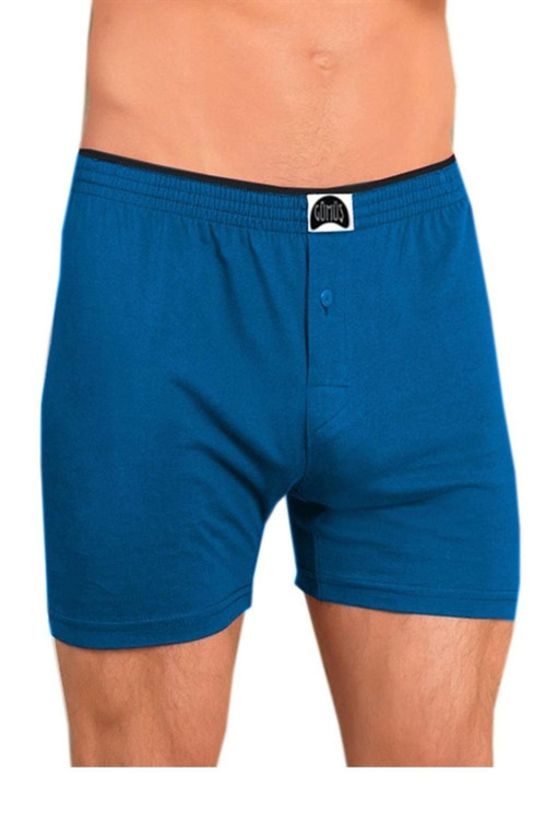 Erkek Siyah Düğmeli Boxer 3'Lü