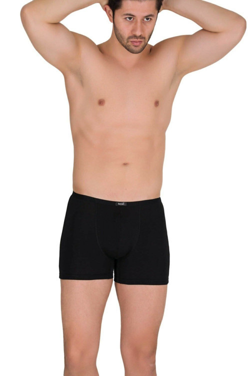 10 Adet Siyah Renk Ince Kemerli Modal Boxer