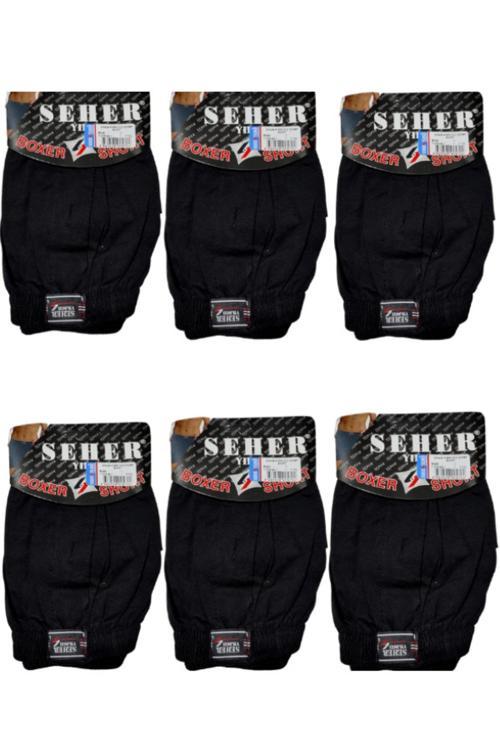 6'Li Erkek Penye Boxer