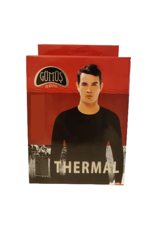 Erkek Siyah Termal Üst Içlik