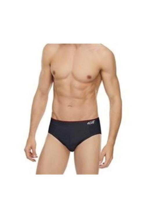 Erkek Elastan Ince Bel Kemerli Slip Siyah 6'Lı