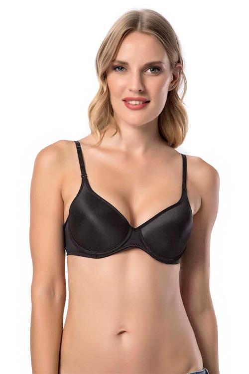 Siyah Desteksiz Soft Kaplı Micro Kadın Sütyen