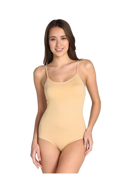 Ten Ip Askı Alttan Çıtçıtlı Kadın Body