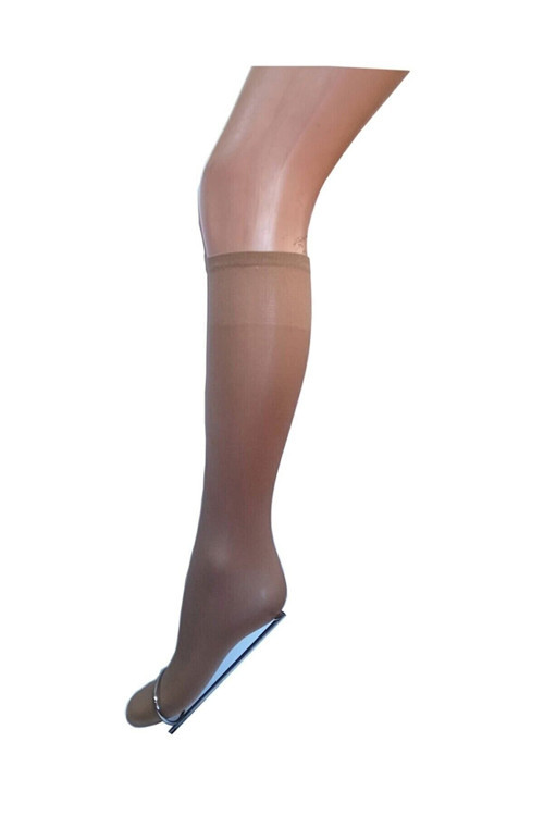 12 Adet Ten Renk Mikro 50 Dizaltı Çorap