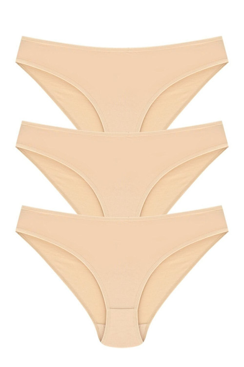 %100 Pamuk Bikini Model Külot 3'Lü Paket