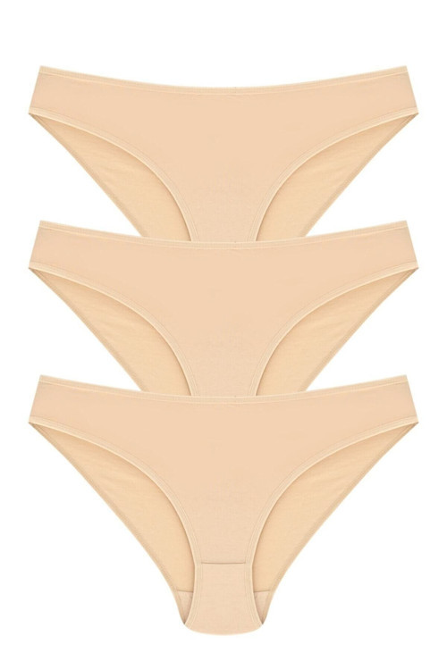 %100 Pamuk Bikini Model Külot 3'Lü Paket