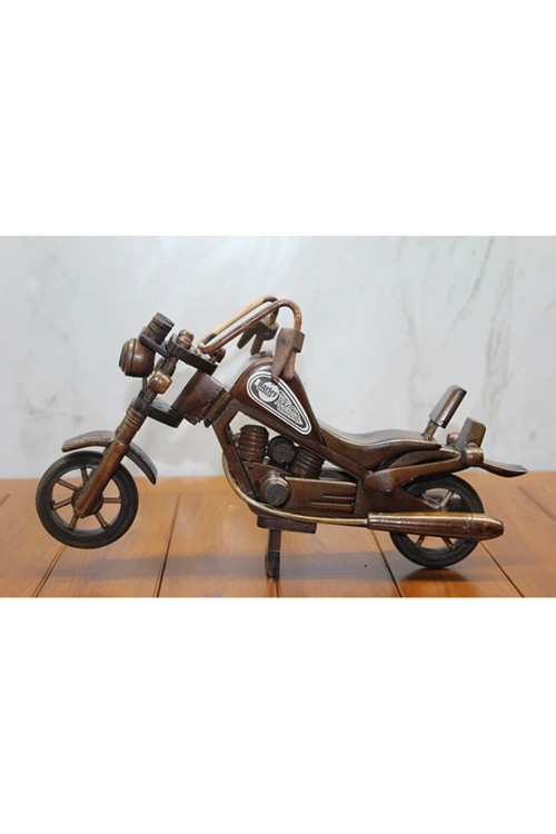 Ahşap Harley Motor Orta Boy L - Lisinya