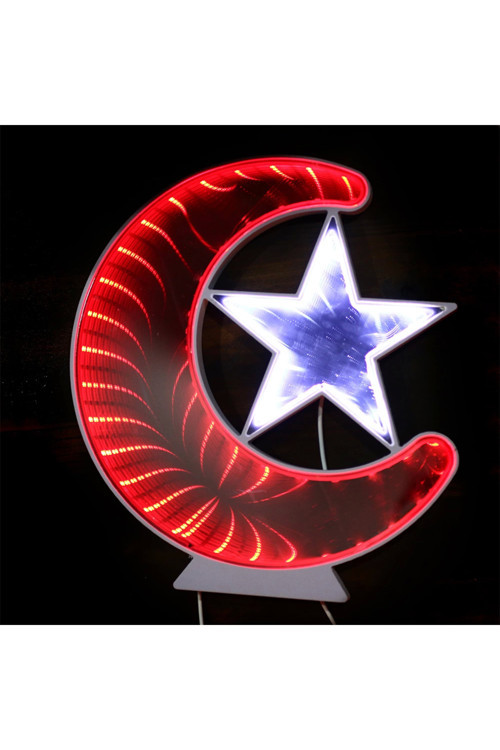 Ay Yıldız Işık Pano Türk Bayrağı Bigem Bm-079 - Lisinya