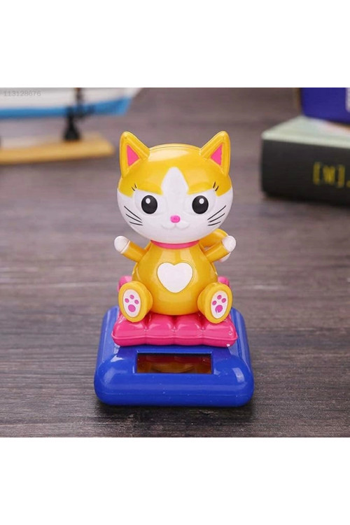 Güneş Enerjili Solar Sallanan Kedi - Lisinya