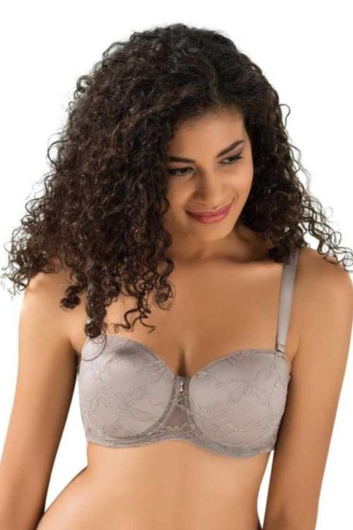Lejardin Kadın Toparlayıcı Sütyen Dantel Kaplı Puff Cup Selena