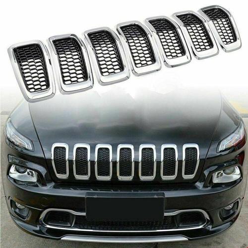 Jeep Cherokee Ön Panjur Bakla Takımı (7 Parça) 2015 Sonrası Uyumlu
