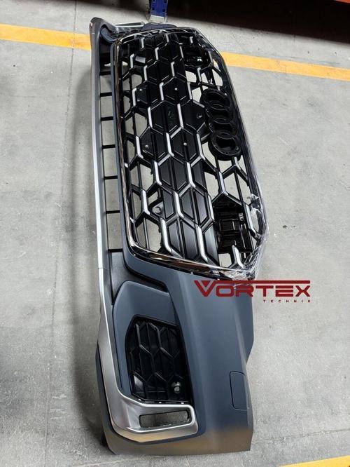 Audi A6 Ön Tampon Set S-line (Krom Panjur) 2023 Sonrası Uyumlu