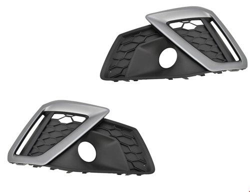 Audi A4 Ön Tampon Izgarası Sağ S-line (Gri) 2020 Sonrası Uyumlu