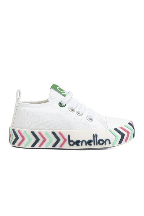 ® | BN-30640 - 3394 Beyaz Yeşil - Çocuk Spor Ayakkabı