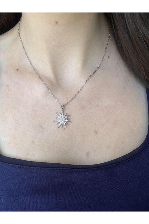 Silver Güneş Kolye