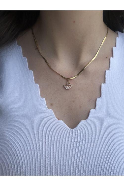 İtalyan Zincir Kuğu Kolye