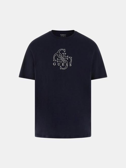 Quattro Erkek Lacivert Regular Fit T-Shirt M5BI76I3Z14-G7V2