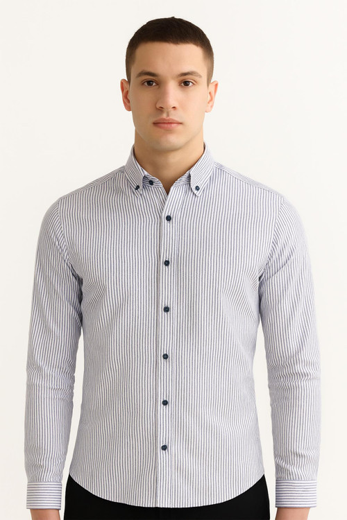 Uzun Kol Slim Fit Gömlek