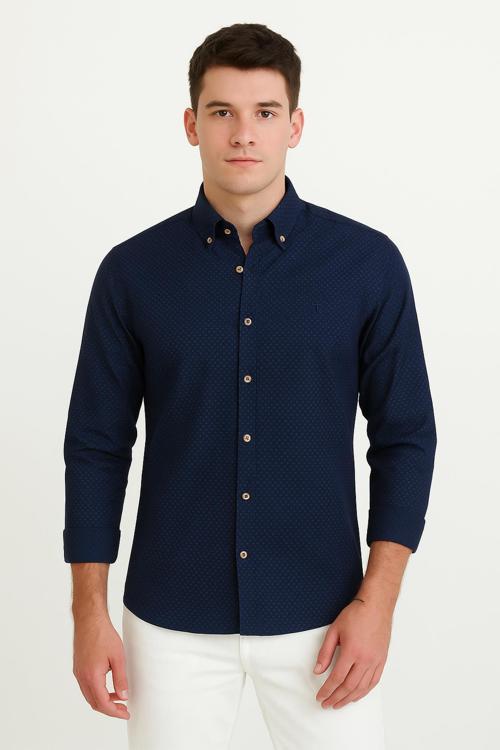 Uzun Kol Slim Fit Gömlek