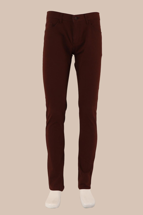 Slim Fit Yıkamalı Pantolon