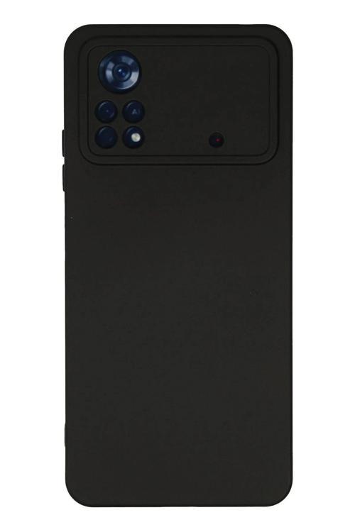 Xiaomi Poco X4 Pro 5G Kılıf Nano içi Kadife Silikon - Siyah