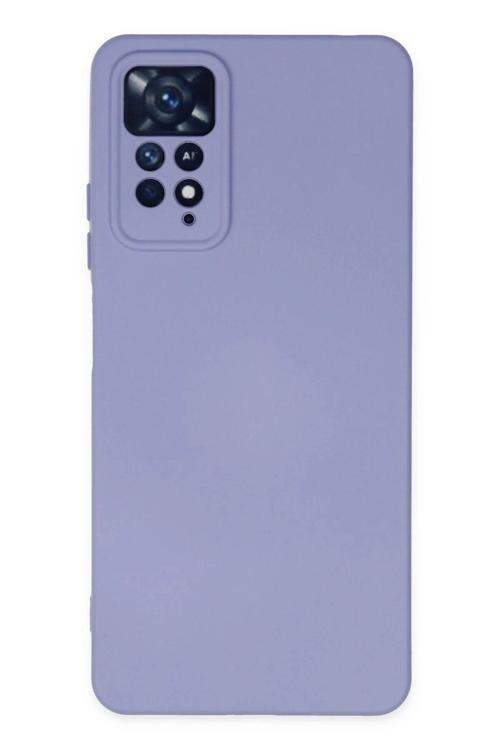 Xiaomi Redmi Note 11 Pro Kılıf Nano içi Kadife Silikon - Lila