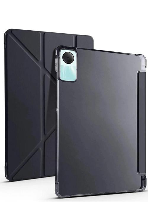 Xiaomi Redmi Pad SE 4G Kılıf Kalemlikli Mars Tablet Kılıfı - Siyah