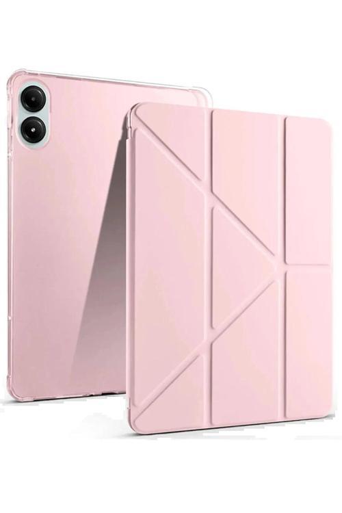 Xiaomi Redmi Pad Pro 12.1 Kılıf Kalemlikli Mars Tablet Kılıfı - Rose Gold