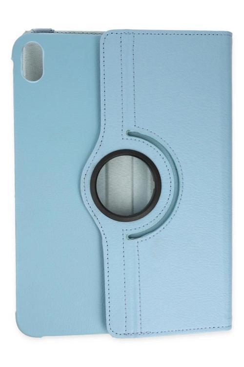 iPad 2022 10.9 (10.nesil) Kılıf 360 Tablet Deri Kılıf - Turkuaz