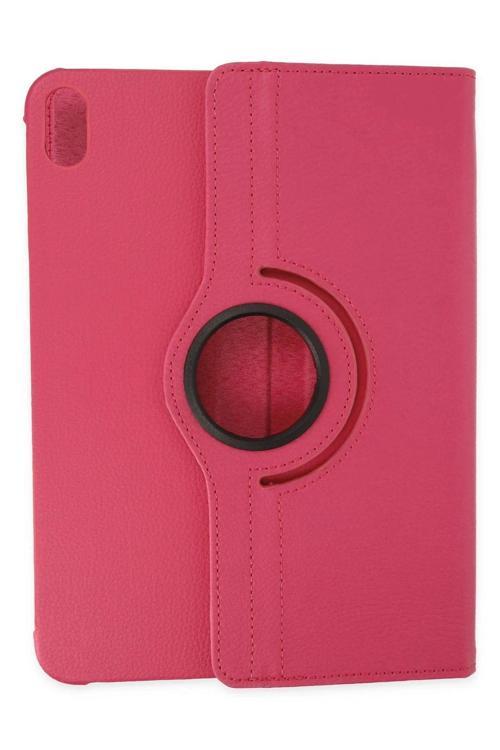 iPad 2022 10.9 (10.nesil) Kılıf 360 Tablet Deri Kılıf - Pembe