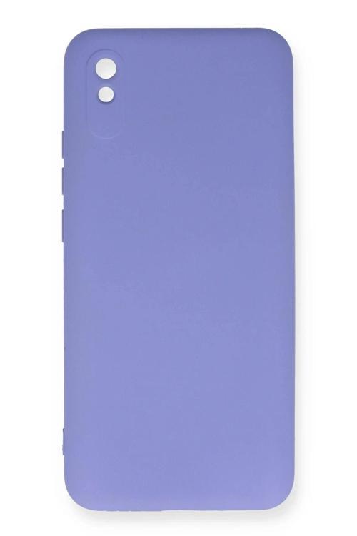 Xiaomi Redmi 9A Kılıf Nano içi Kadife Silikon - Lila