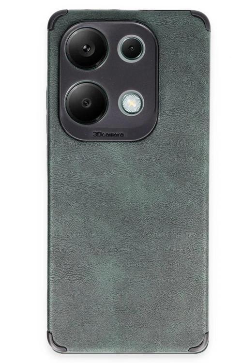 Xiaomi Redmi Note 13 4G Kılıf Loop Deri Silikon - Yeşil