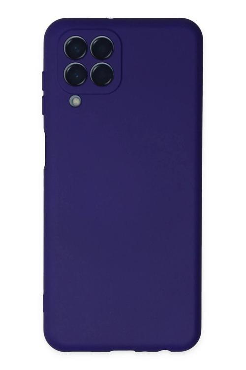 Samsung Galaxy M33 Kılıf Nano içi Kadife Silikon - Mor