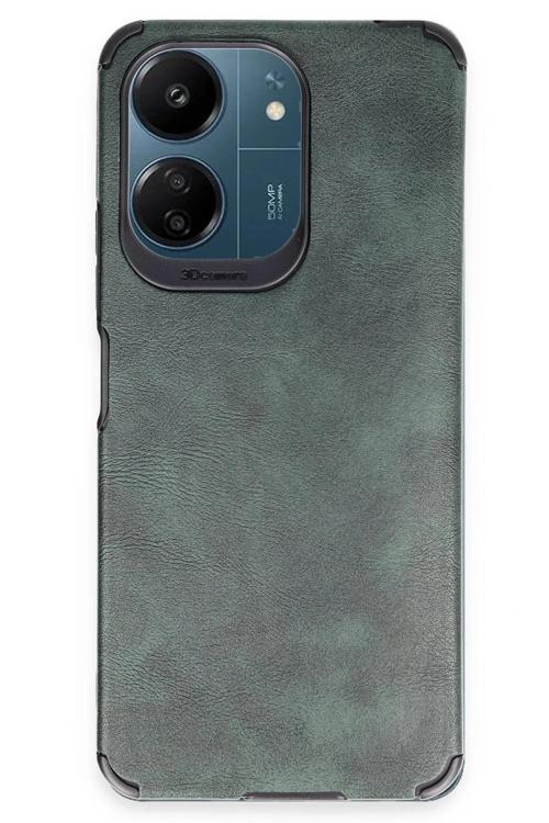 Xiaomi Redmi 13C Kılıf Loop Deri Silikon - Yeşil