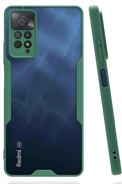 Xiaomi Redmi Note 11 Pro Kılıf Platin Silikon - Yeşil