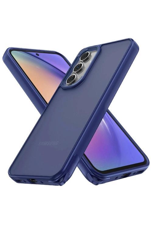Samsung Galaxy A04S Kılıf Elegant Kapak - Lacivert