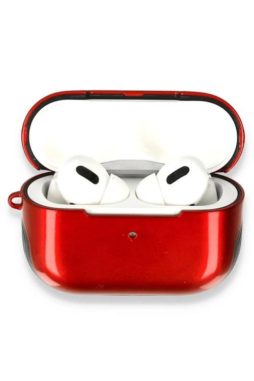 Airpods Pro (1.nesil) 3in1 Kılıf - Kırmızı