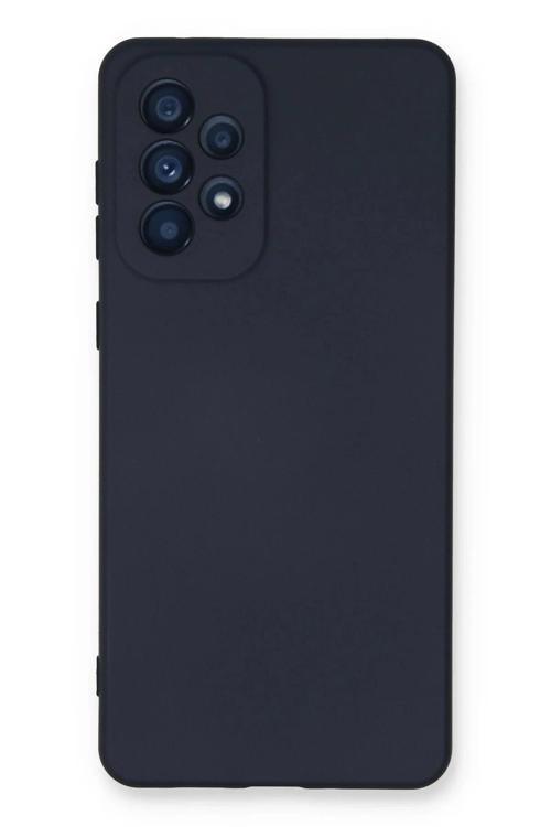 Samsung Galaxy A53 5G Kılıf Nano içi Kadife Silikon - Lacivert
