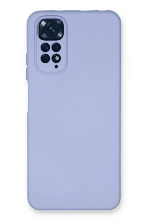 Xiaomi Redmi Note 11 Kılıf Nano içi Kadife Silikon - Lila