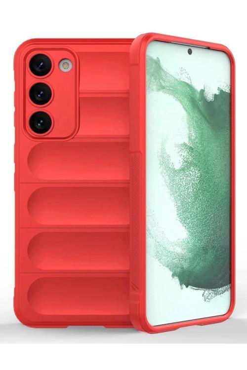 Samsung Galaxy S23 Plus Kılıf Optimum Silikon - Kırmızı