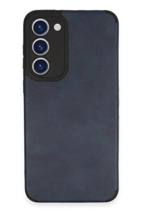 Samsung Galaxy S23 Plus Kılıf Loop Deri Silikon - Lacivert