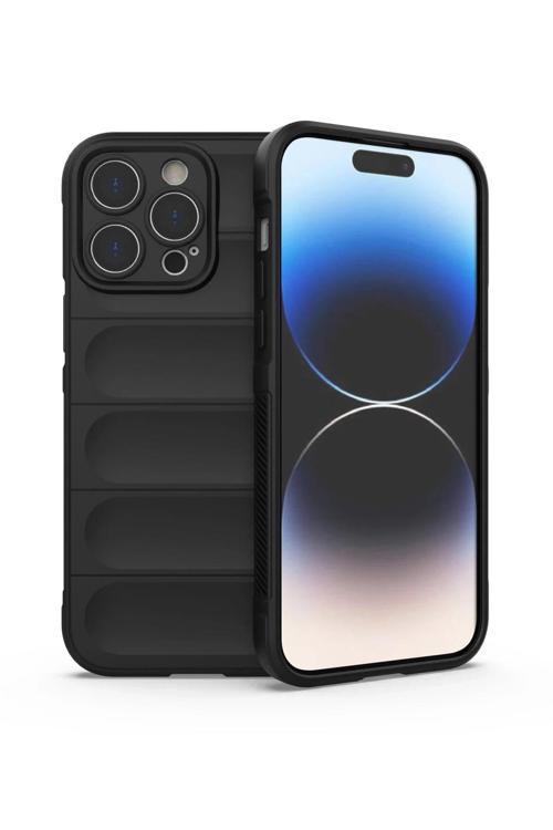iPhone 14 Pro Kılıf Optimum Silikon - Siyah