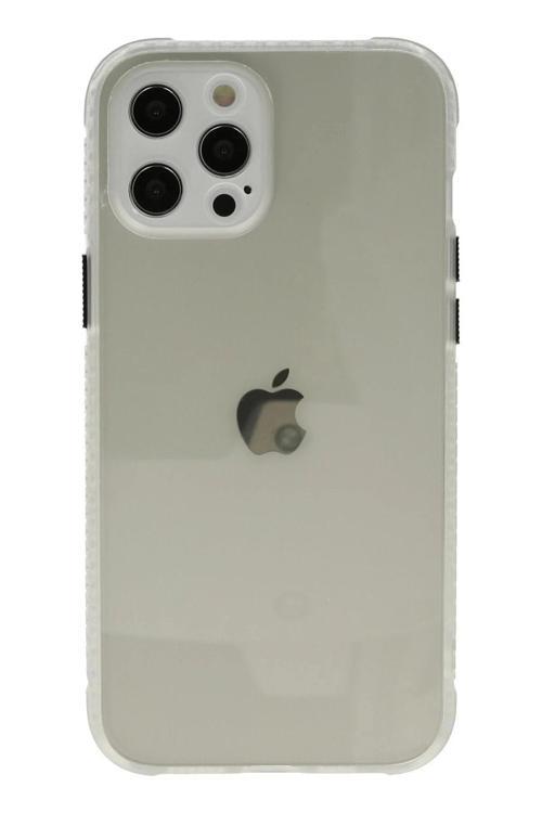 iPhone 12 Pro Kılıf Miami Şeffaf Silikon - Şeffaf