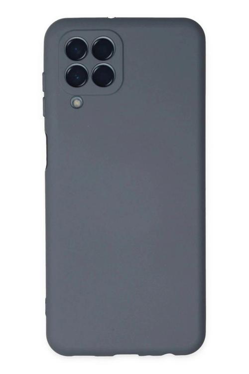 Samsung Galaxy M33 Kılıf Nano içi Kadife Silikon - Gri