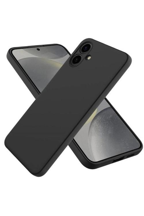 Samsung Galaxy A06 Kılıf First Silikon - Siyah