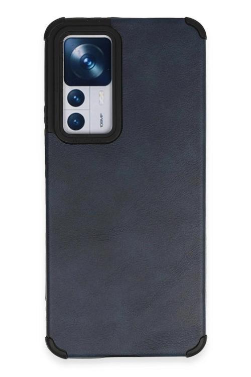 Xiaomi Mi 12T Kılıf Loop Deri Silikon - Lacivert