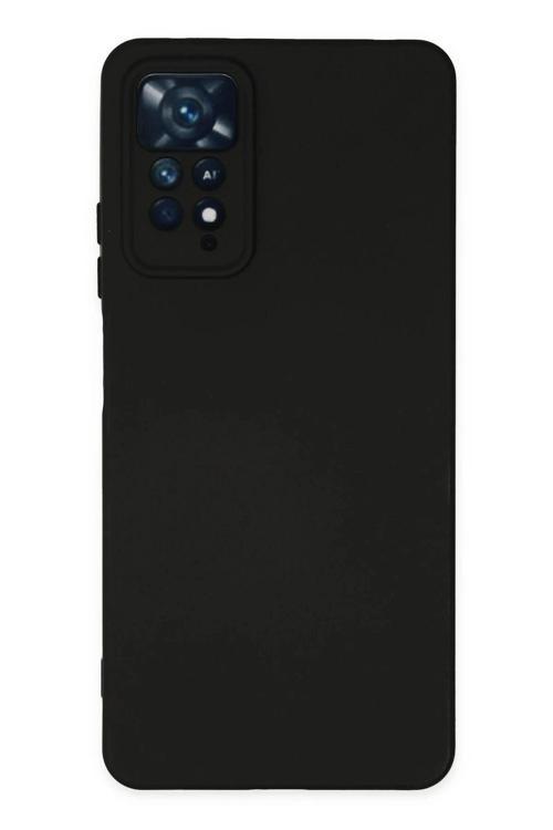 Xiaomi Redmi Note 11 Pro Kılıf Nano içi Kadife Silikon - Siyah
