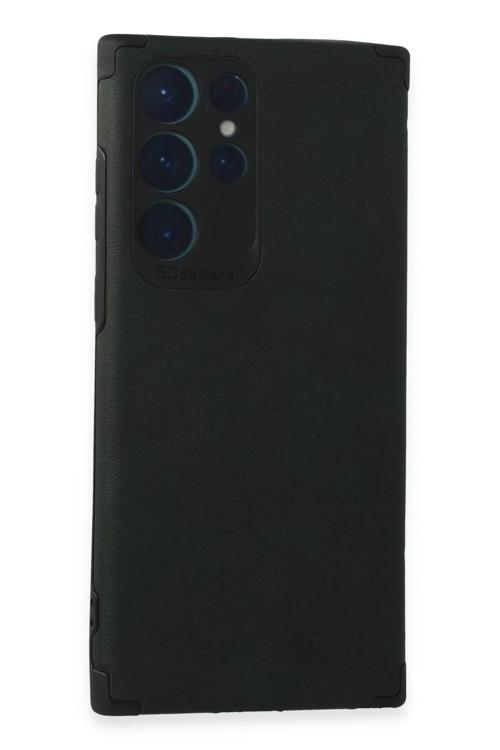 Samsung Galaxy S22 Ultra Kılıf Loop Deri Silikon - Yeşil