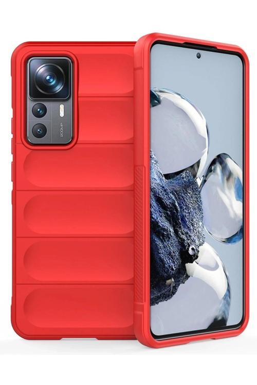 Xiaomi Mi 12T Pro Kılıf Optimum Silikon - Kırmızı