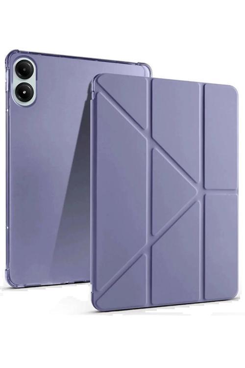 Xiaomi Redmi Pad Pro 12.1 Kılıf Kalemlikli Mars Tablet Kılıfı - Lila